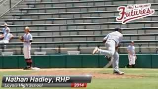 NATHAN HADLEY, RHP, LOYOLA HIGH SCHOOL, PITCHING MECHANICS AT 200  FPS