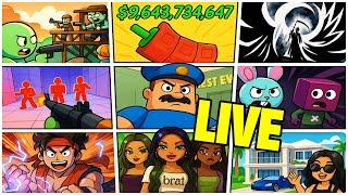 ROBLOX Grow a Garden, Prank your Teacher, Barry's Run, Forsaken, Hello Neighbor [LIVE]