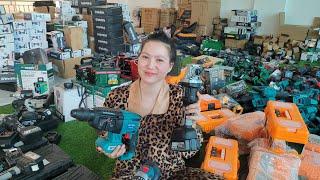 ĐIỆN MÁY NGỌC MAI XẢ KHO MÁY KHOAN PIN CHÍNH HÃNG, KHOAN BÊ TÔNG, MAY MÀI GÓC.