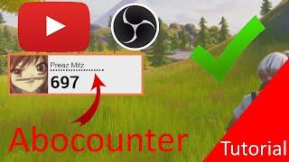 YouTube Abonnenten im Stream / in OBS anzeigen - Livecounter | Streamities [Tutorial] | Preaz Mitz