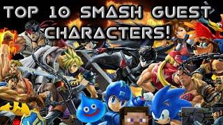 Top 10 Best Smash Bros. Guest Characters!