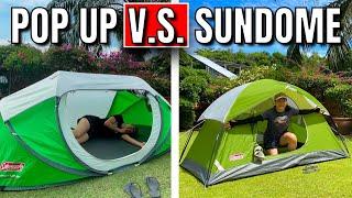 Coleman POP UP VS. Sundome Tent – Which is Better?