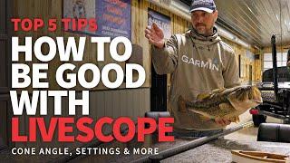 5 TIPS to be Good with LIVESCOPE! (Cone Angle, Settings & MORE)