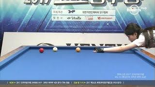 [당구-Billiard] Ji-Yeon Seo v Ae-Rin Jeon_3 Cushion_the King of Korea Billiard_2R_Women SF #1_Full_1