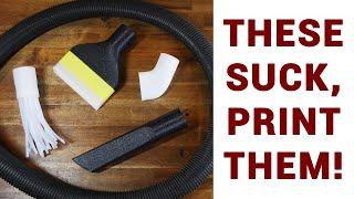 How to design and 3D print custom vacuum cleaner nozzles