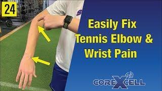 Tennis Elbow - Wrist Pain, Fix it Easily With A Simple Exercise - Ep24