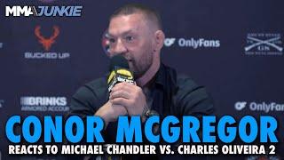 Conor McGregor Reacts to Michael Chandler vs. Charles Oliveira at UFC 309, Calls for 'My Date'