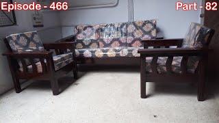 Solid wood sofa set | wooden sofa set | EP.466 | P-82 | sri maari furnitures | mari furniture | mari