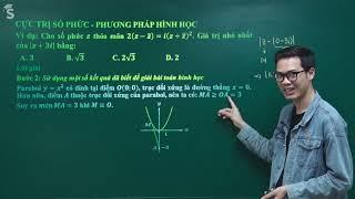 CỰC TRỊ SỐ PHỨC - MAX MIN MÔ ĐUN SỐ PHỨC ( QUAN TRỌNG ) || TOÁN 12 || THẦY NGUYỄN CÔNG CHÍNH