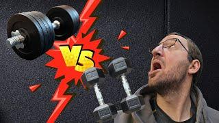 Adjustable Dumbbells vs Rubber Hex Dumbbells: Faceoff!