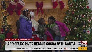 Santa visits Harrisburg River Rescue