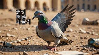제1차 세계대전에서 비둘기가 편지를 운반하고 훈장을 받았다