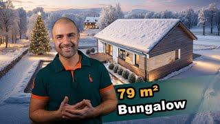 Bungalow schlüsselfertig | Haustour durch den GreenHomes Bungalow DUO mit 79 m² | 360° Tour