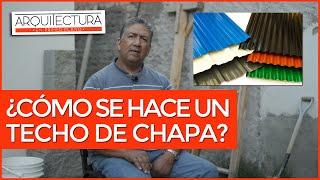  TECHO de CHAPA y MADERA  TODOS los consejos, componentes, partes, maderas y aislantes 