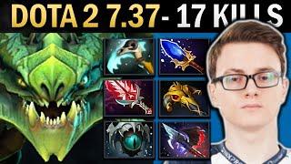 Viper Gameplay Miracle with 17 Kills and Skadi - Dota 2 7.37