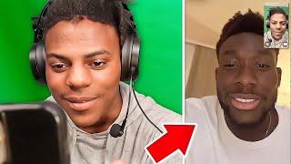 iShowSpeed FACETIMES Alphonso Davies (Anthony Davis)