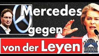 Mercedes gegen von der Leyen: CEO Källenius fordert Lockerung der CO2-Vorgaben! Geht er zum EuGH?