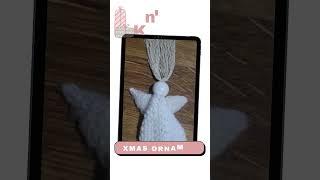 DIY Knitted Angel: Easy Christmas Ornament Idea 