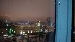 Ночная Пермь с высоты