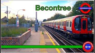 District Line Trains at Becontree Station - London Underground (16/09/2023)