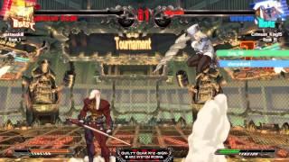 Guilty Gear Xrd -SIGN- | Online Community Match #1| Gottnoskill vs Crimson_King15