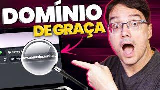 COMO TER DOMÍNIO DE GRAÇA PARA SITES! CRIANDO DOMÍNIO GRATUITO NA PRÁTICA!