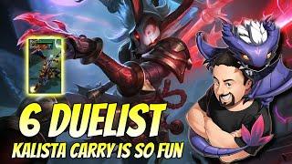 6 Duelist - Kalista Carry is so FUN! | TFT Fates | Teamfight Tactics