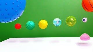 BALLS BOUNCING ball dropping sensory stimulation