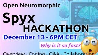 Speeding up Neuromorphic Computing with Spyx - High Performance SNN