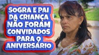 sogra e pai da criança NÃO FORAM convidados para o aniversário