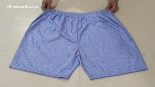 DIY Short || Men's Shorts Cutting And Stitching Measurement Tips For All Size || GS Fashion Boutique