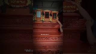 Mỉm cười Khi thấy phòng thờ gia tiên hoàn thiện #wood #woodworking #dogogiavu #shorts