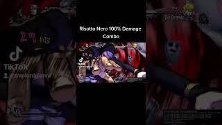 Risotto Nero 100% Combo TOD | Jojo's All Star Battle R DLC