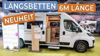 Der beliebteste Kastenwagen mit 6m und Längsbetten - Neue Wohnwelt - Pössl Summit Shine 600 L