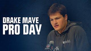 Eliot Wolf and Jerod Mayo visibly impressed at Drake Maye's Pro Day