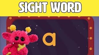 A - Let's Learn the Sight Word A with Hubble the Alien! | Nimalz Kidz! Songs and Fun!