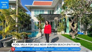 House with Pool for Sale at Chateaudale Thai Bali Villa in South Pattaya. (Price in description)