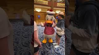 Dancing with Donald #disneycruise #disneyfantasy #disneymagic #disneywonder #disneydream #dcl