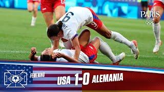 Highlights & Goles: USA vs Alemania 1-0 | Semifinal | Juegos Olímpicos París 2024