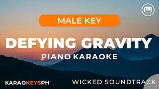 Defying Gravity - Wicked (Male Key - Piano Karaoke)