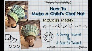 Chef's Hat For A Child (McCall's Pattern M6049)