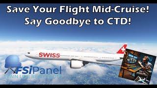 Save Your Flight Mid-Cruise! PMDG 777 Snapshot Feature in FSiPanel 2020 | MSFS Tutorial