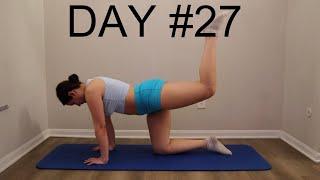 Day #27 New Years 30 Day Workout Challenge - Legs/Glutes 22 Min Pilates At Home No Equipment
