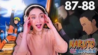 Shikamaru's Revenge & Narutos RASENSHURIKEN!  [Naruto Shippuden] Eps 87-88 REACTION