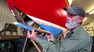 Part 1 - Wooden Boat Building - Reparing a leak on a Herreshoff 12 1/2