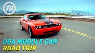 USA Muscle Car Road Trip | Part 1: Drag Racing in Reno | Top Gear | BBC