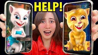 DO NOT CALL TALKING ANGELA and TALKING GINGER at 3 AM! (THEY WANT TO PLAY HIDE AND SEEK)