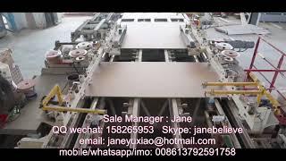 gypsum board production line, paper faced plaster board gypsum plasterboard machine line
