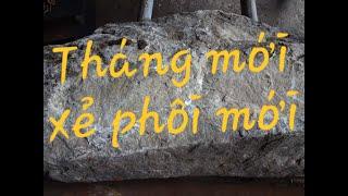 Cùng xem xưởng Bảo Linh Thạch xẻ phôi ngọc Jadeite A KHỔNG LỒ 400KG