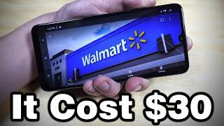 I Bought The Cheapest Phone From Walmart...